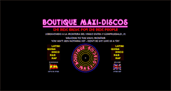 Desktop Screenshot of maxidiscos.com